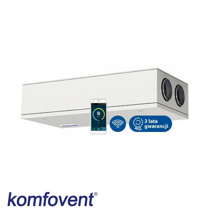 Zestaw rekuperator KOMFOVENT CF500F wraz z podstawowym montażem